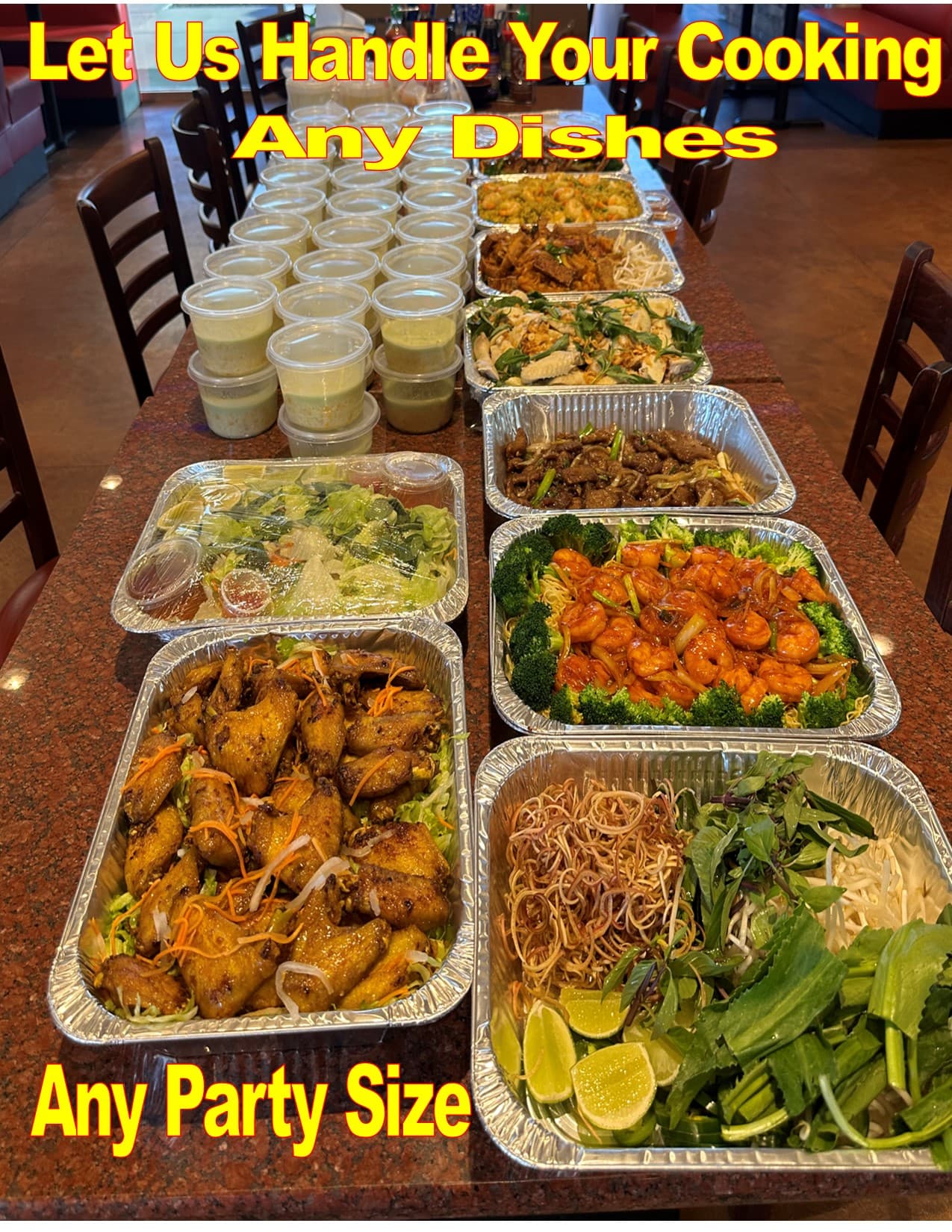 Vietnamese Events catering at Phở Việt Café Vegas